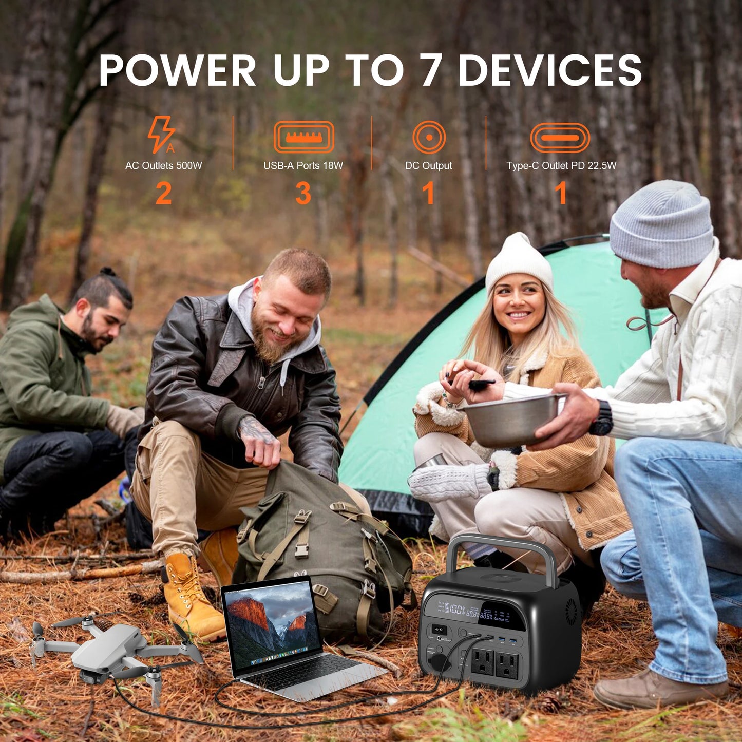 AP400 Portable Power Station 500W
