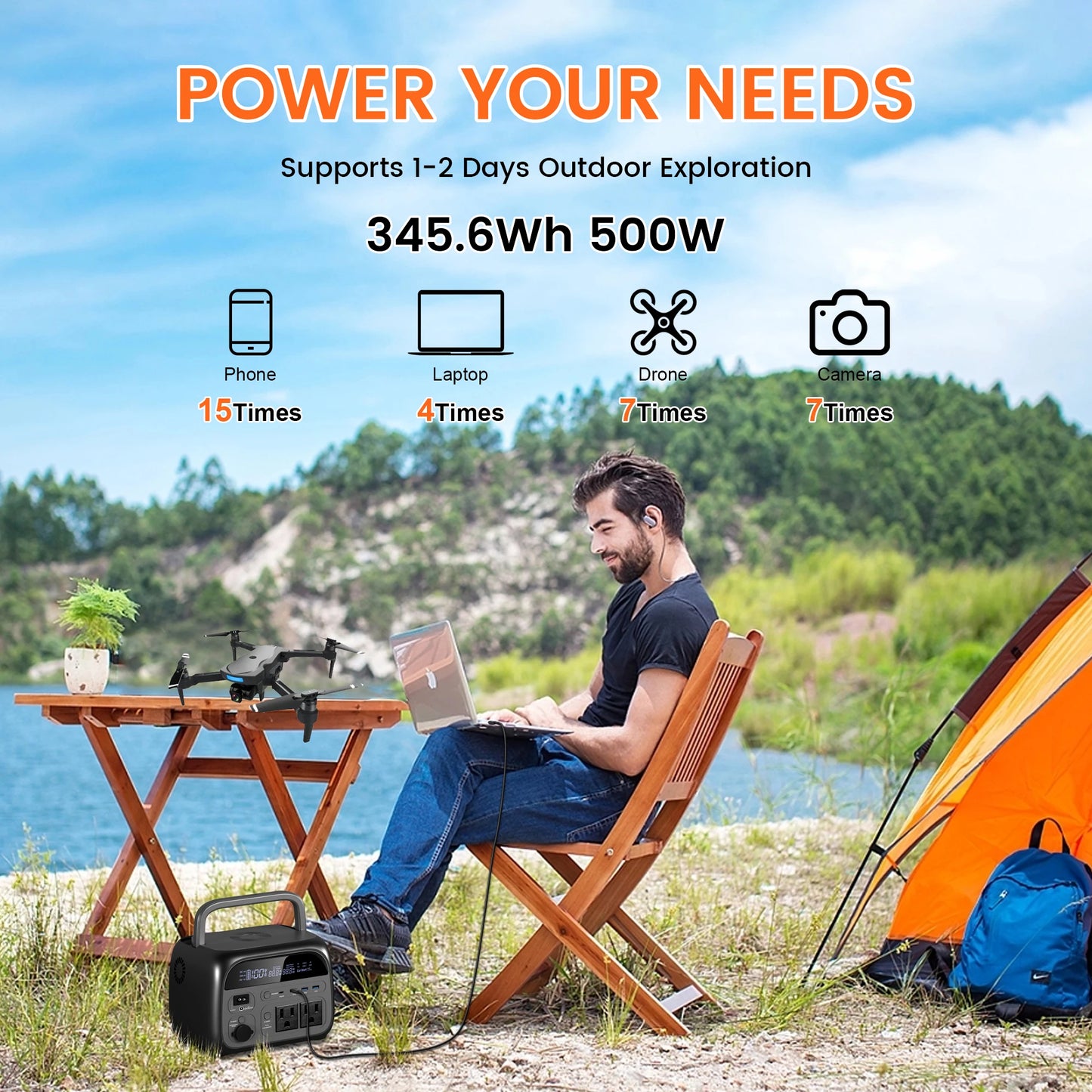 AP400 Portable Power Station 500W